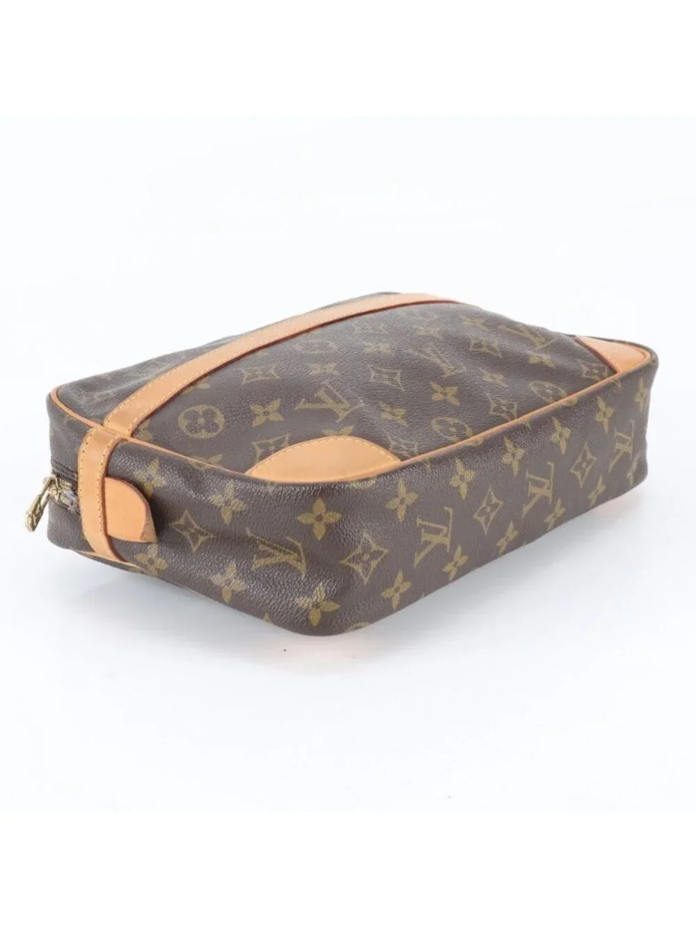 Louis Vuitton Monogram Compiegne 28 Leather Clutch Pouch Business